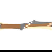 Bratara D-Buckle Hybrid Eco-Leather Band (Slim, Small/Medium) pentru SAMSUNG Galaxy Watch6, ET-SHR93SDEGEU, Camel