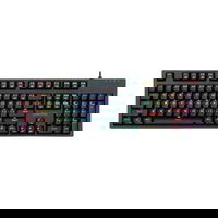 Tastatura Redragon Amsa Pro, RGB LED, USB, Black