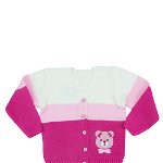 Pulover tricotat, acril, Teddy bear, multicolor, OEM