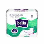 Absorbante Perfecta Slim Maxi Green Silky, 8 bucati, Bella, Bella