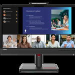 Lenovo Monitor Lenovo ThinkVision, T24v-30, 23.8 inch FHD, HDMI, DisplayPort, Boxe, Negru, Lenovo