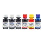 Cerneala pentru cartuse reincarcabile Canon in 6 culori 500 ml/culoare, InkMate