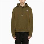 ADER ERROR ADER ERROR Khaki hoodie and embroidery Green