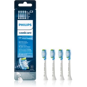Vârf Philips Sonicare C3 Premium Plaque Defense,4 buc,alb, Philips
