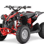 ATV electric Hecht 51060 Red, acumulator 36 V, 12 Ah, viteza maxima 35 km/h, rosu, capacitate max 70 kg, HECHT