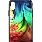 Husa de protectie Glass print pentru Apple iPhone XS