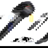 Cititor cod bare 2D wireless 2.4G, USB, ARM 32-bit Cortex, 433 Mhz, stocare inventar, Euccoi