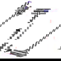 Aspirator vertical fara fir Dyson V8 2023 446969-01, 425 W, 21.6 V, capacitate colectare 0.54 l, autonomie 40 minute, gri