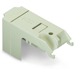 Protective cover; IP20; for high-current terminal blocks with 2 stud bolts M6; light gray, Wago