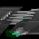 Set 7 chei imbus Hex-Plus, Wera, 186 x 67 x 20 mm, Argintiu
