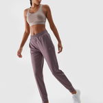 Pantaloni de antrenament cu uscare rapidă pentru femei - maro, 4F Sportswear