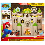 Set de joaca - Castelul Bowser Mario Nintendo cu figurina 6 cm