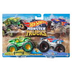 Monster Truck Set 2 masini scara 1 64 Gunkster si 5 Alarm, Hot Wheels