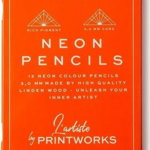 Printworks Creioane 12 culori neon, Printworks