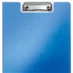 Clipboard LEITZ WOW, dublu, polyfoam, A4, 100 coli, albastru