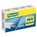 Capse Rapid Standard, 26/6, 2-20 coli, 1000 buc/cutie, RAPID