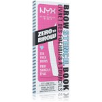 NYX Professional Makeup Zero To Brow Stencil Book șabloane pentru sprâncene 02 Thick 4 buc, NYX Professional Makeup