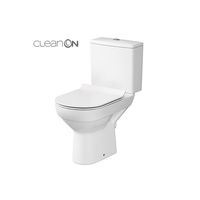 Set vas WC stativ Cersanit, City New, Rimless cu rezervor si capac Soft-Close inclus, 