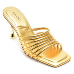 Papuci ALDO aurii, HARPA715, din piele ecologica, Aldo