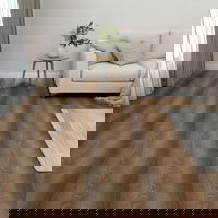 Gossi placi de pardoseala autoadezive, 55 buc., maro, pvc, 5,11 m2, Gossi