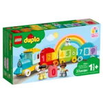 Set de construit LEGO® Duplo, Trenul cu numere - Invatam sa numaram, 23 piese, LEGO