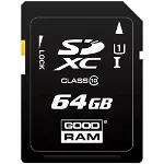 Card de memorie, GOODRAM, All In One TransFlash, 64GB, MicroSDHC EVO, Clasa 10, UHS-1, Adaptor SD, Cititor de carduri USB