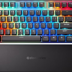 Tastatura gaming SteelSeries Apex Pro TKL Wireless Gen 3, neagra, RGB, wireless 2,4GHz, Bluetooth