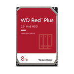 Hard Disk Desktop Western Digital WD Red Plus NAS 8TB 5400RPM 128MB SATA III, Western Digital