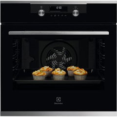 Cuptor incorporabil Electrolux SteamBake KODDP77WX, Electric, Gatire cu abur, Autocuratare pirolitica, 72 l, Clasa A+, negru-inox Cuptor incorporabil Electrolux SteamBake KODDP77WX, Electric, Gatire cu abur, Autocuratare pirolitica, 72 l, Clasa A+, negru-inox