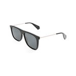 Polaroid, Ochelari de soare unisex cu lentile uni polarizate, 56-17-150 Standard, Auriu/Caramel