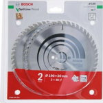 Ferăstrău circular Bosch două pachete Optiline Wood 190x2,6/1,6x30x48z B2608644651, Bosch