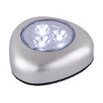 Lampa de veghe Push Light argintiu metalizat, 20lm, lumina rece (6400K), 31909, Globo, Globo Lighting