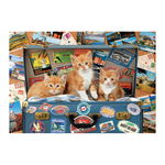 Puzzle Educa - Travelling Kittens, 200 piese