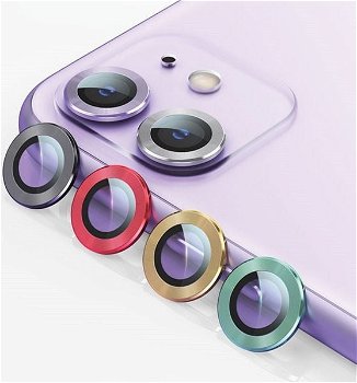 USAMS lentile din sticla iPhone 11 Pro inel metalic gri / gri BH571JTT01 (US-BH571), Usams
