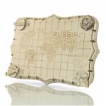 Puzzle 3D - Harta Lumii in cuvinte, Wooden City