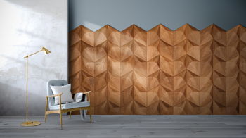 Panouri decorative 3D din lemn de stejar Diamond , FORM AT WOOD
