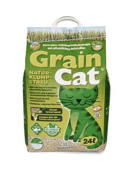 GRAIN CAT 96 l (4x24 l) asternut natural litiera pisici, biodegradabil, GRAIN CAT