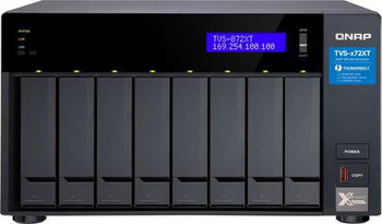 NAS QNAP 8-Bay NAS, 16GB DDR4 RAM, Intel i5 6C 1,7GHz, 2xM.2, 1x10Gb LAN, 2x1Gb LAN, QNAP