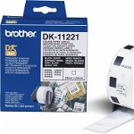Rola Etichete Brother DK11221 Square Paper Label, 23mm x 23mm x 1000, Brother