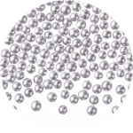 Perle Zahar Argintii Sidefate O 4 mm, 1.2 Kg