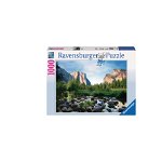 Puzzle copii si adulti valea Yosemite 1000 piese Ravensburger, Ravensburger