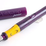 Stilou cu grip pentru stangaci penita L violet PELIKAN Junior, PELIKAN