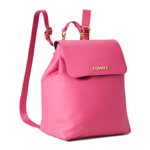 Genti Femei Tommy Hilfiger Kendall II Flap Backpack-Saffiano PVC Party Pink, Tommy Hilfiger