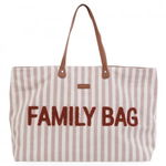 Geanta Childhome Family Bag Nude Alb, Childhome