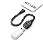 Adaptor USB Type C, OTG, USB Type-C plug - A socket HAMA 178258, negru