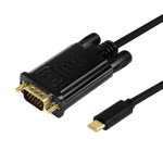 LOGILINK - USB 3.2 Gen 1x1 USB-C™ M to VGA Cable, 1.8m, LogiLink