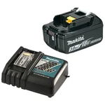 Set incarcator cu acumulator Makita 191A24-4, 18 V, capacitate acumulator 3 Ah