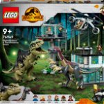 LEGO\u00ae Jurassic World Giganotosaurus und Therizinosaurus greifen an 76949