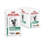 Royal Canin Diabetic Cat, hrana umeda pisica in sos/ gravy, 12x85 g, Royal Canin