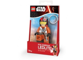 Breloc cu lanterna lego star wars poe dameron, Lego